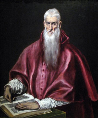 Saint Jerome as a Scholar by El Greco
